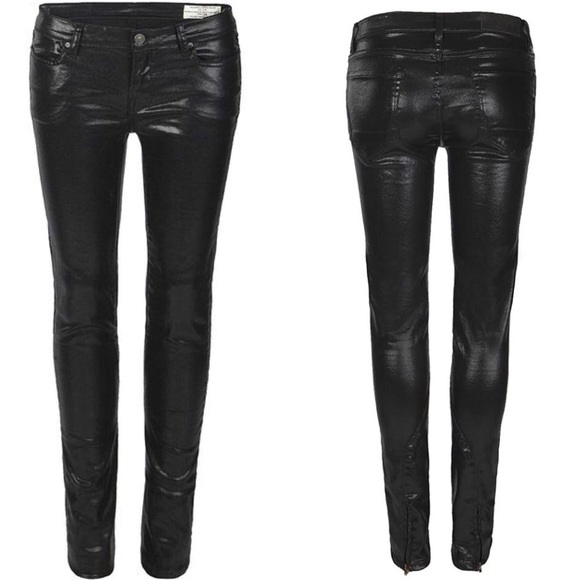 Allsaints Petrel Brodie Coated Skinny 